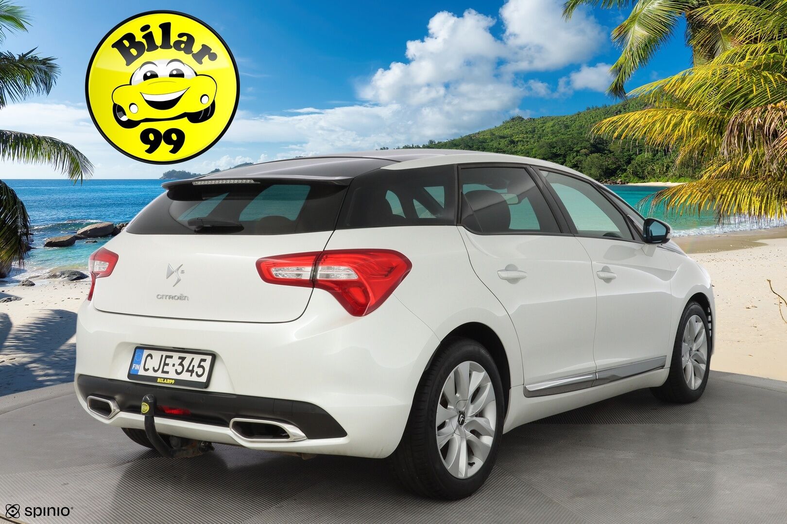 Citroen DS5 2013 1.6 e-HDi 115 White Pearl BMP6 Aut * Webasto / Vakkari / Vetokoukku / Lasikatto / Nahka-alcantara / Keyless* - Suomi-auto / Viimeisin huolto 173tkm / Kahdet vanteet / Helmiäisvalkoinen / Säännöllisesti huollettu