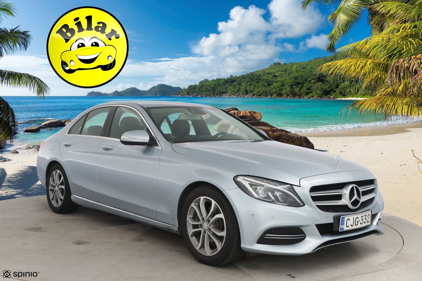 Mercedes-Benz C 2015 220 BlueTec A Premium Business - | Avantgarde | ILS LED | BLIS | Koukku | Park Assist | P.tutkat | IHC+ | 1 om. Suomi |
