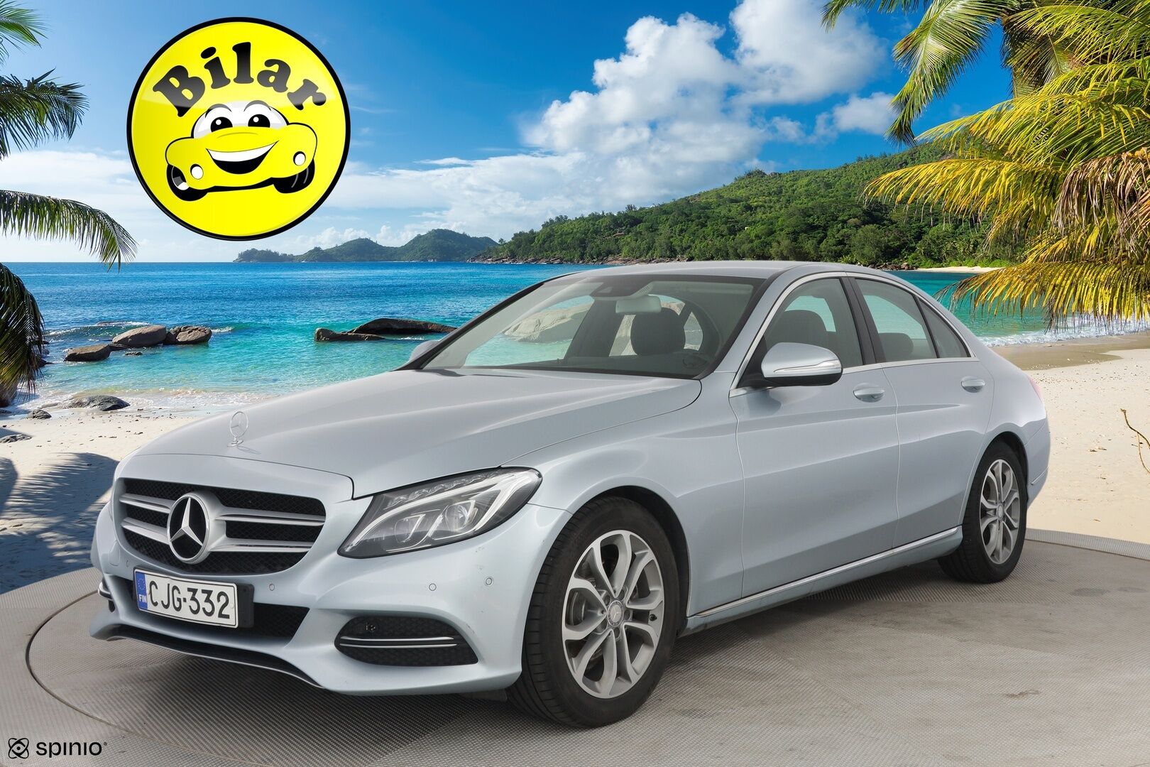 Mercedes-Benz C 2015 220 BlueTec A Premium Business - | Avantgarde | ILS LED | BLIS | Koukku | Park Assist | P.tutkat | IHC+ | 1 om. Suomi |