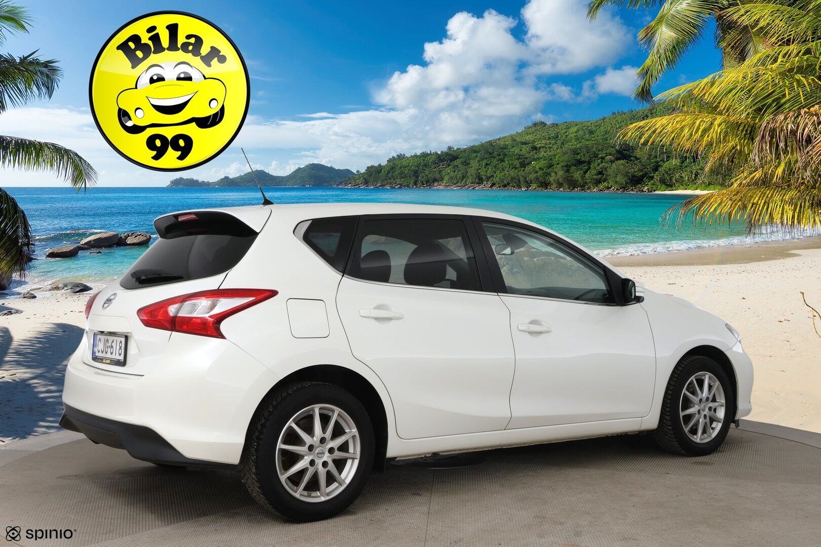 Nissan Pulsar 2015 DIG-T 115 Business 360 Xtronic / Suomi auto / Vakkari / 360 / Blis - Jakoketju juuri vaihdettu! / Lohko- + sisätilalämmitin / 2x renkaat / Huoltokirja