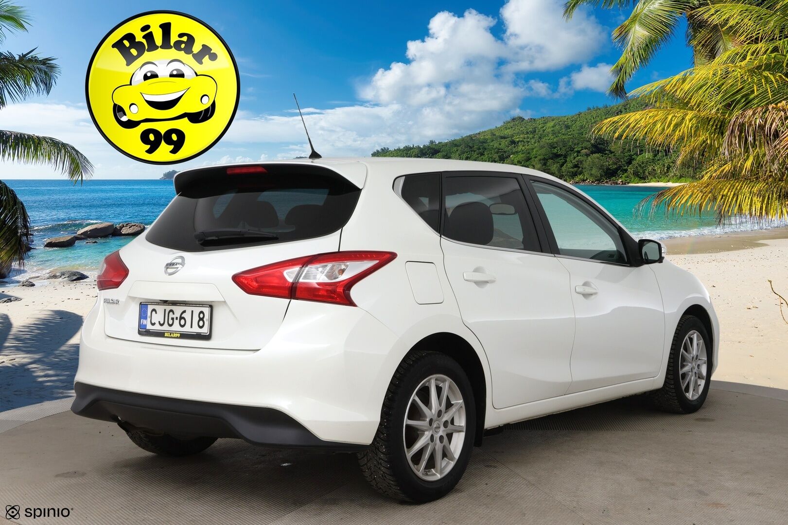 Nissan Pulsar 2015 DIG-T 115 Business 360 Xtronic / Suomi auto / Vakkari / 360 / Blis - Jakoketju juuri vaihdettu! / Lohko- + sisätilalämmitin / 2x renkaat / Huoltokirja