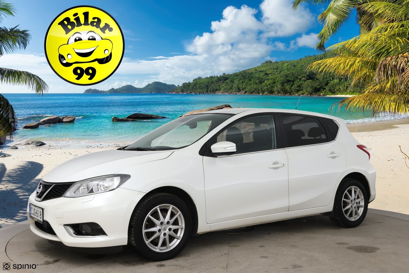 Nissan Pulsar 2015 DIG-T 115 Business 360 Xtronic / Suomi auto / Vakkari / 360 / Blis - Jakoketju juuri vaihdettu! / Lohko- + sisätilalämmitin / 2x renkaat / Huoltokirja