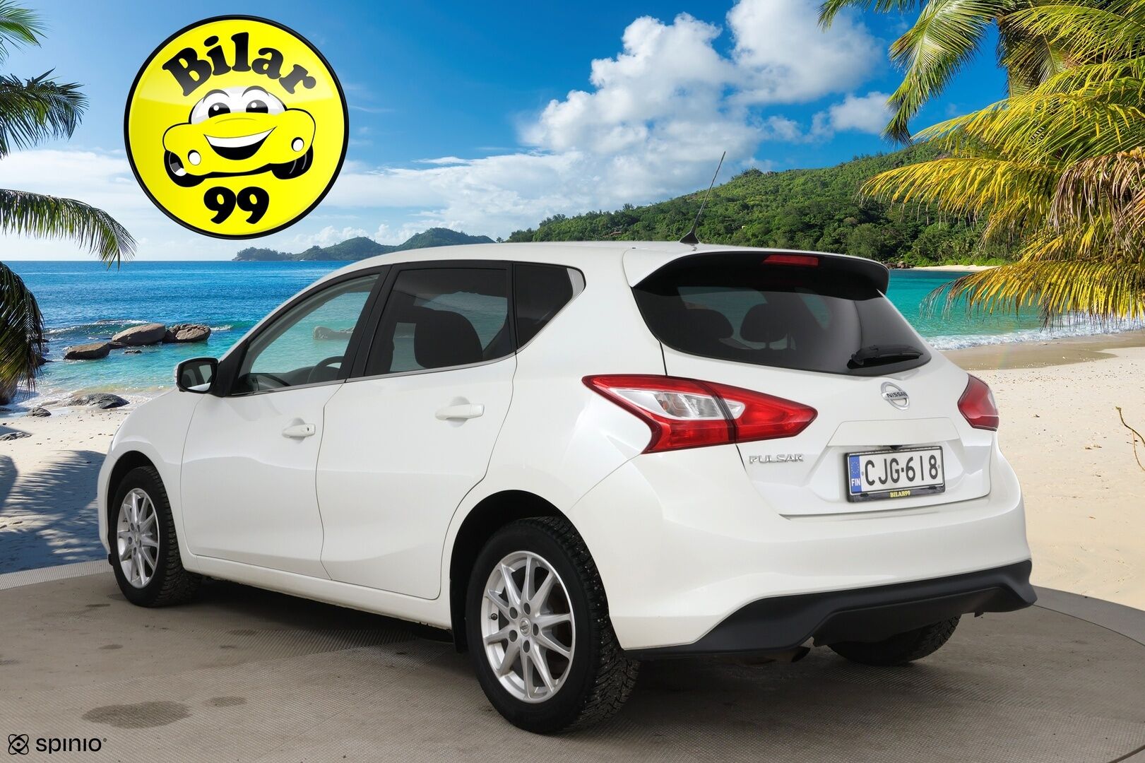 Nissan Pulsar 2015 DIG-T 115 Business 360 Xtronic / Suomi auto / Vakkari / 360 / Blis - Jakoketju juuri vaihdettu! / Lohko- + sisätilalämmitin / 2x renkaat / Huoltokirja