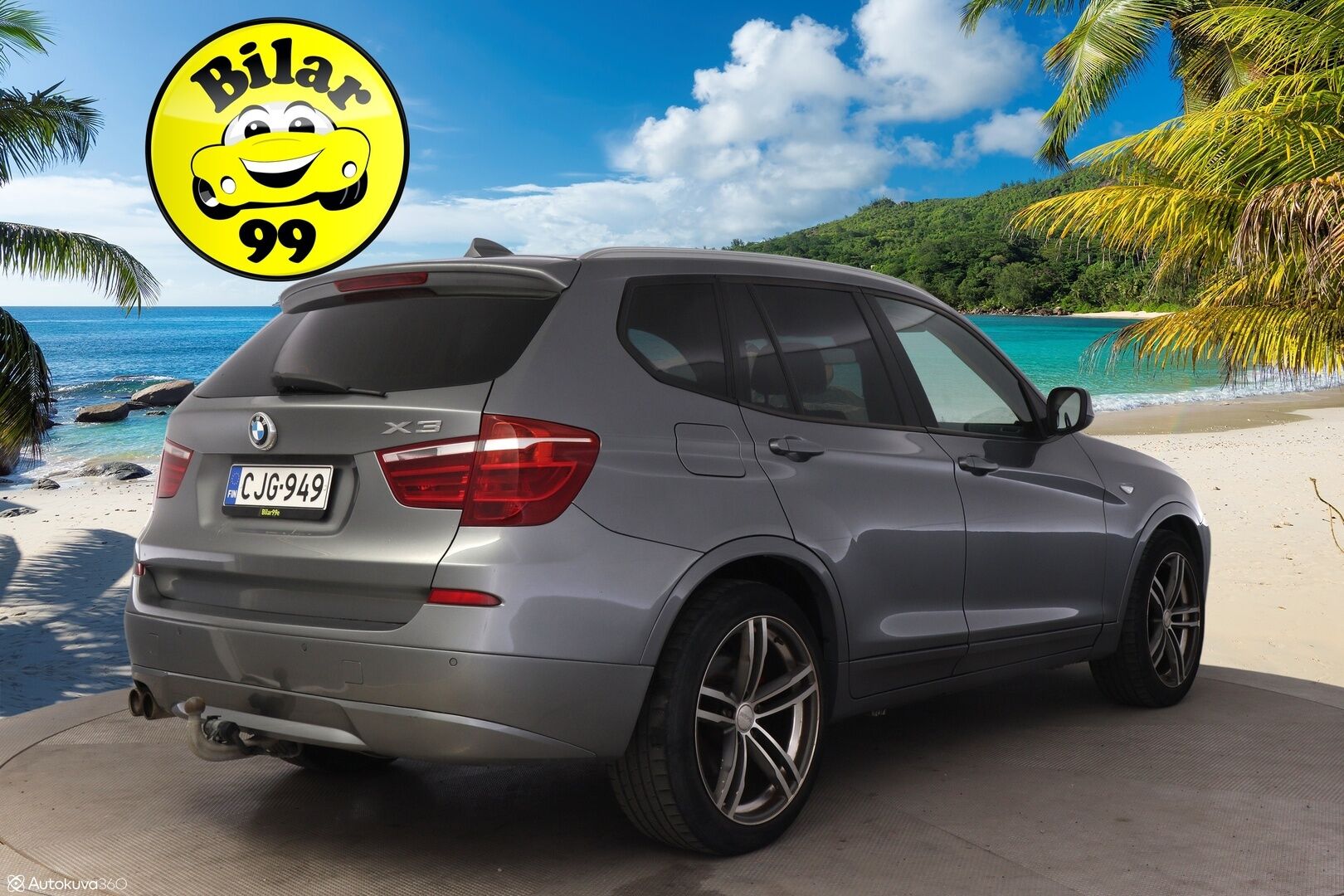 BMW X3 2012 xDrive20d TwinPower Turbo A F25 Business Automatic Edition * Proff navi / Vetokoukku / Lohko+sis-p / Nahat / P. tutkat* - Myydään vain Huutokaupat.com! Katsastettu 03/25! Uudehkot talvi renkaat! Hyvät varusteet!