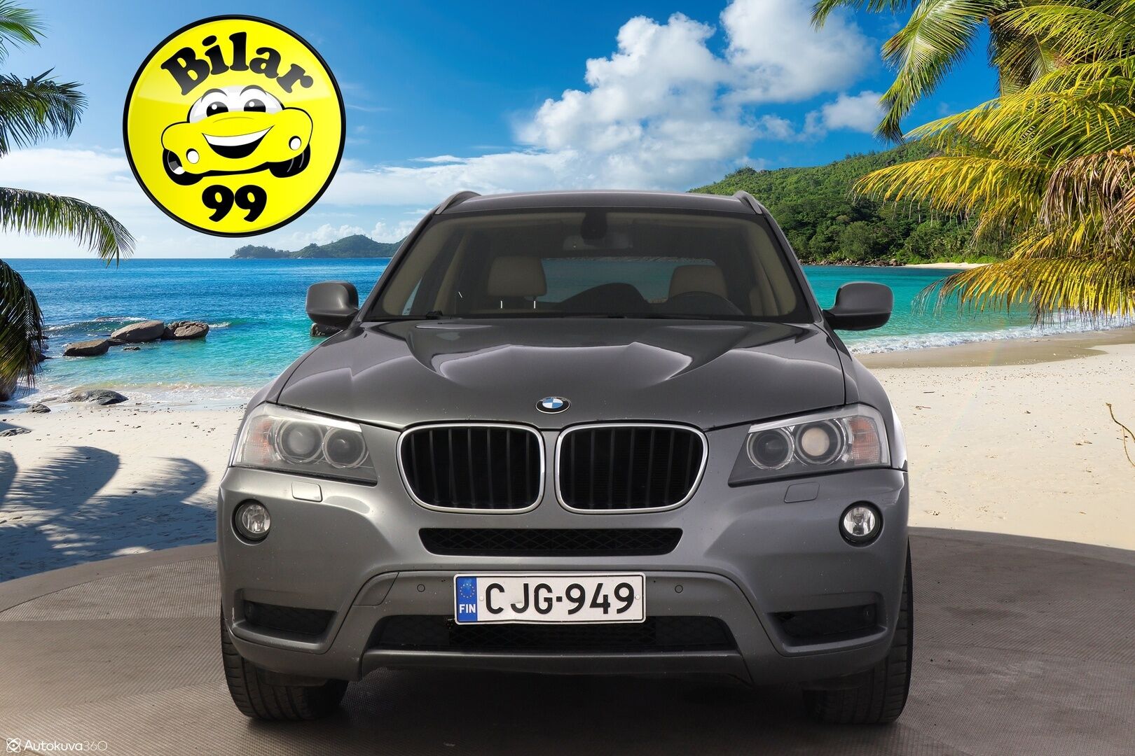 BMW X3 2012 xDrive20d TwinPower Turbo A F25 Business Automatic Edition * Proff navi / Vetokoukku / Lohko+sis-p / Nahat / P. tutkat* - Myydään vain Huutokaupat.com! Katsastettu 03/25! Uudehkot talvi renkaat! Hyvät varusteet!