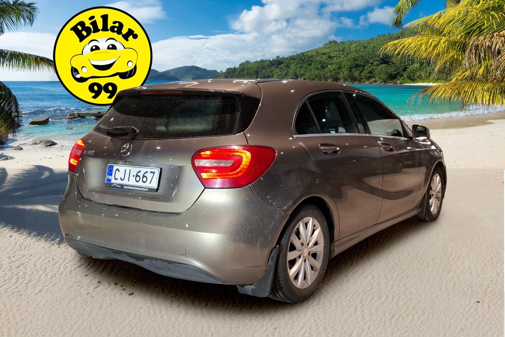Mercedes-Benz A 2014 180 BE A Premium Business - Suomi-auto / Webasto / Xenon / Vakkari / P. Kamera / Puolinahat / Musta sisäkatto