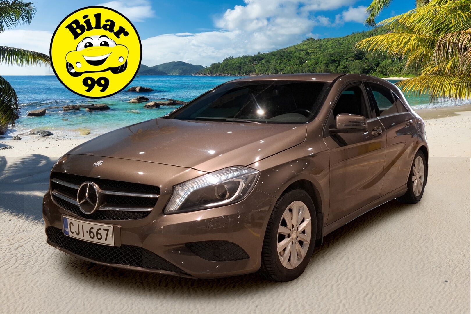 Mercedes-Benz A 2014 180 BE A Premium Business - Suomi-auto / Webasto / Xenon / Vakkari / P. Kamera / Puolinahat / Musta sisäkatto