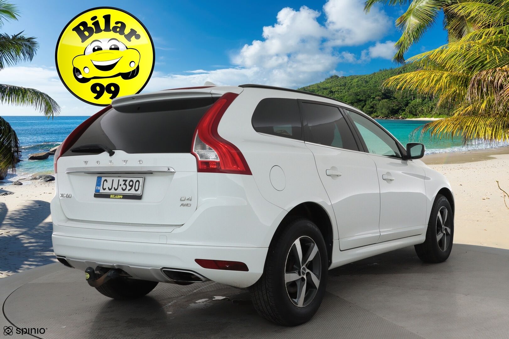 Volvo XC60 2014 D4 AWD Momentum aut **Vakkari / Webasto / Aktiiv. Bi-Xenon / Navi / Koukku / Sähköluukku / Muistipenkki** - Suomi-auto / Kahdet renkaat aluvanteilla