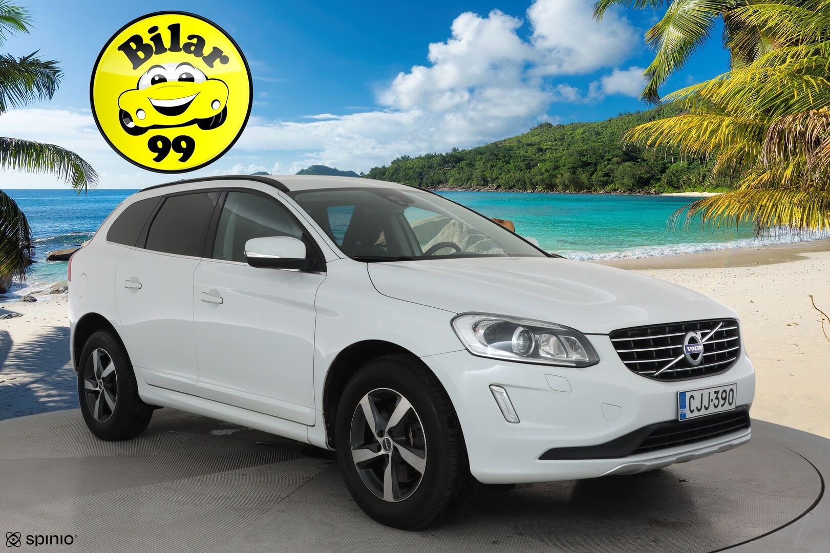 Volvo XC60 2014 D4 AWD Momentum aut **Vakkari / Webasto / Aktiiv. Bi-Xenon / Navi / Koukku / Sähköluukku / Muistipenkki** - Suomi-auto / Kahdet renkaat aluvanteilla