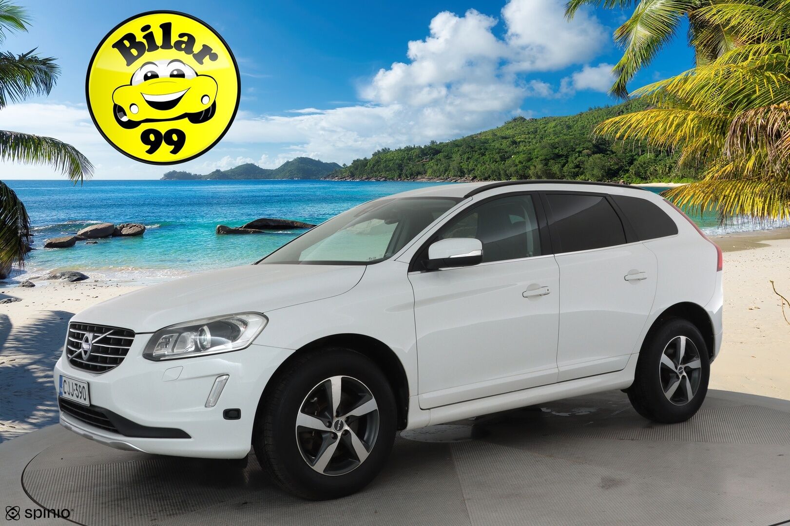 Volvo XC60 2014 D4 AWD Momentum aut **Vakkari / Webasto / Aktiiv. Bi-Xenon / Navi / Koukku / Sähköluukku / Muistipenkki** - Suomi-auto / Kahdet renkaat aluvanteilla