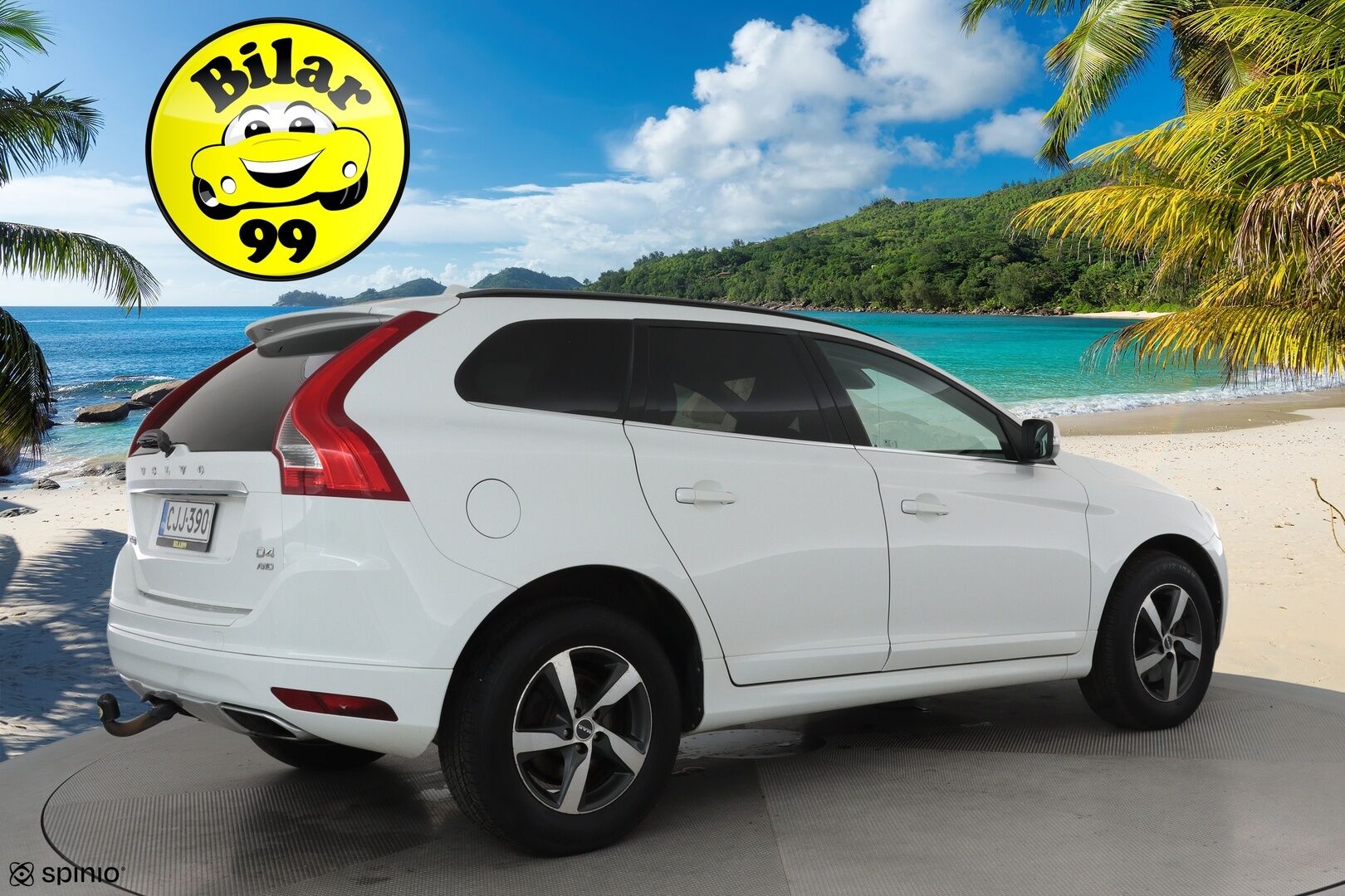 Volvo XC60 2014 D4 AWD Momentum aut **Vakkari / Webasto / Aktiiv. Bi-Xenon / Navi / Koukku / Sähköluukku / Muistipenkki** - Suomi-auto / Kahdet renkaat aluvanteilla