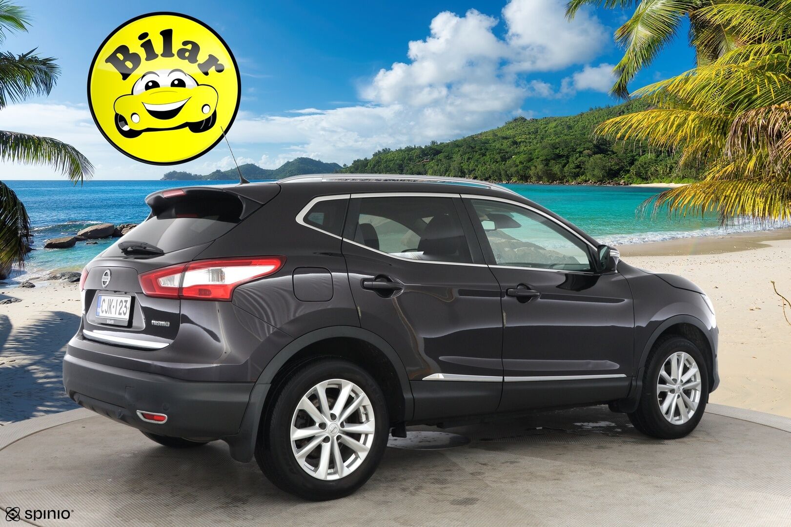 Nissan Qashqai 2014 1,2L Tekna 2WD 6M/T Driver Asst - Suomi-auto | 2x renkaat aluvantein | Lohko | 360-kamera | Lasikatto | BLIS | Keyless