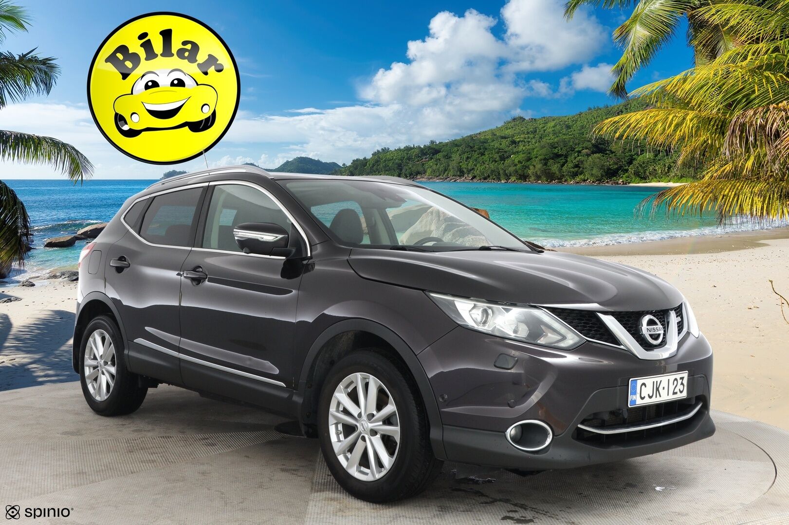 Nissan Qashqai 2014 1,2L Tekna 2WD 6M/T Driver Asst - Suomi-auto | 2x renkaat aluvantein | Lohko | 360-kamera | Lasikatto | BLIS | Keyless