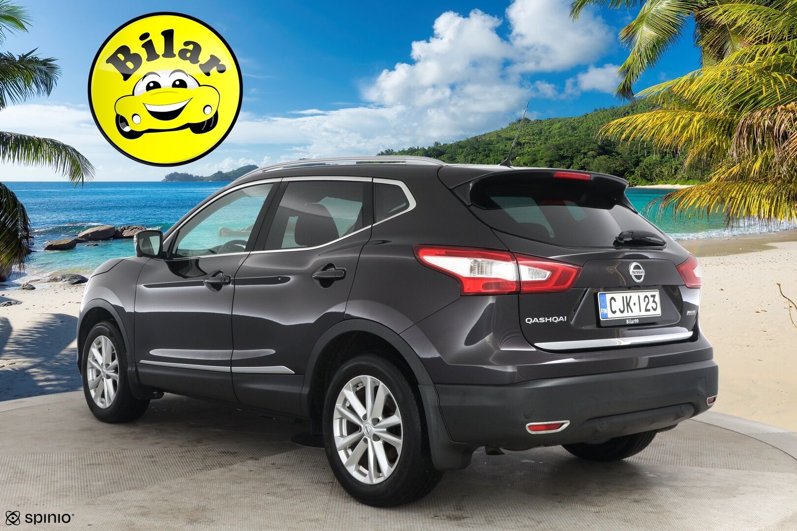 Nissan Qashqai 2014 1,2L Tekna 2WD 6M/T Driver Asst - Suomi-auto | 2x renkaat aluvantein | Lohko | 360-kamera | Lasikatto | BLIS | Keyless