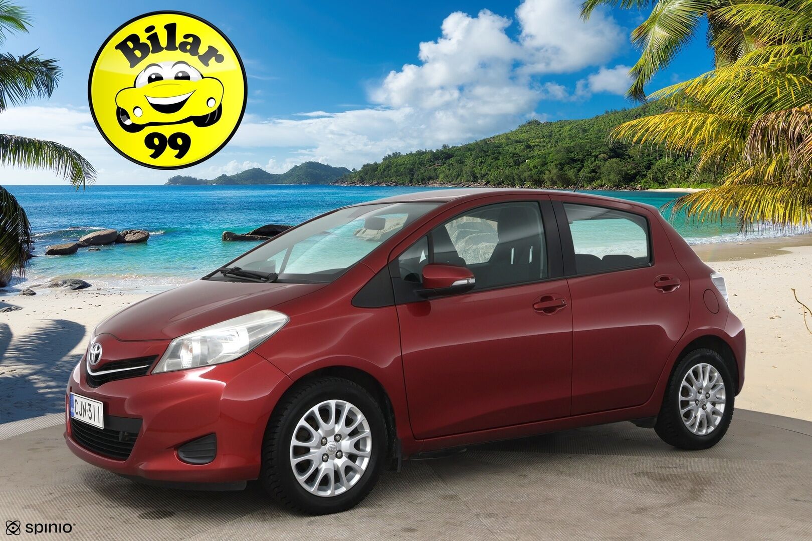Toyota Yaris 2014 1,33 Dual VVT-i Active 5ov 1. Om Suomi-Auto! / Lohkolämmitin / P. Kamera / Nav / 2x Hyvät renkaat & huoltokirja! - 1. om Suomi-auto täydellisellä huoltokirjalla!