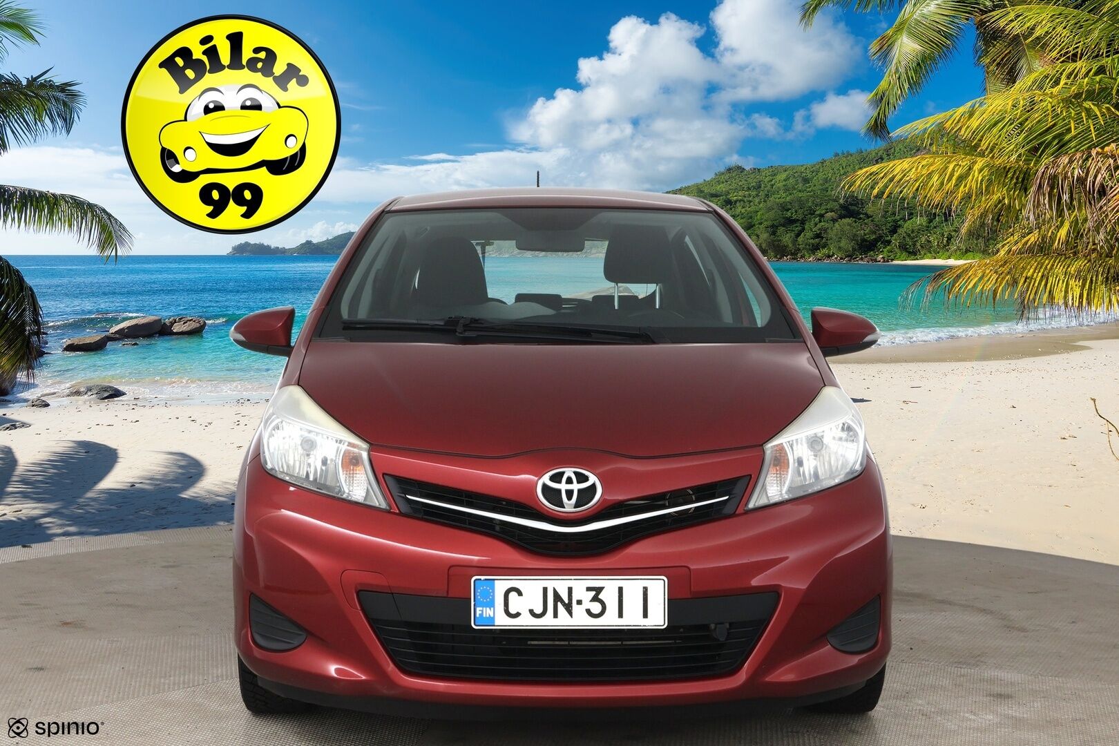 Toyota Yaris 2014 1,33 Dual VVT-i Active 5ov 1. Om Suomi-Auto! / Lohkolämmitin / P. Kamera / Nav / 2x Hyvät renkaat & huoltokirja! - 1. om Suomi-auto täydellisellä huoltokirjalla!
