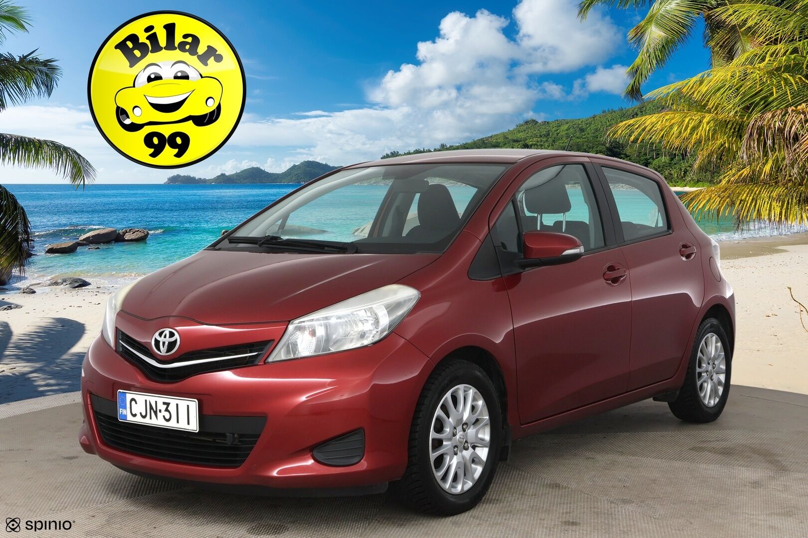Toyota Yaris 2014 1,33 Dual VVT-i Active 5ov 1. Om Suomi-Auto! / Lohkolämmitin / P. Kamera / Nav / 2x Hyvät renkaat & huoltokirja! - 1. om Suomi-auto täydellisellä huoltokirjalla!