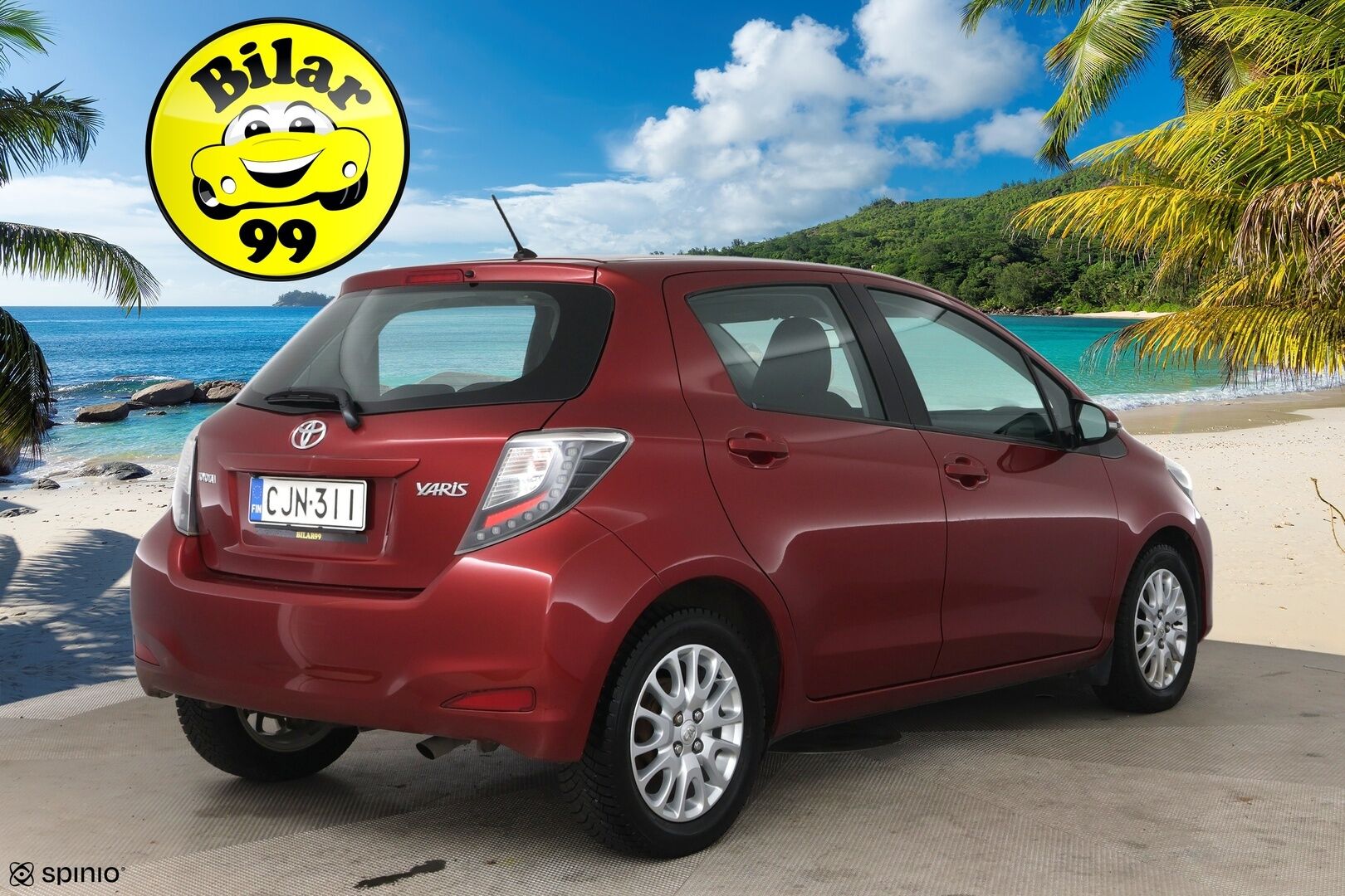 Toyota Yaris 2014 1,33 Dual VVT-i Active 5ov 1. Om Suomi-Auto! / Lohkolämmitin / P. Kamera / Nav / 2x Hyvät renkaat & huoltokirja! - 1. om Suomi-auto täydellisellä huoltokirjalla!