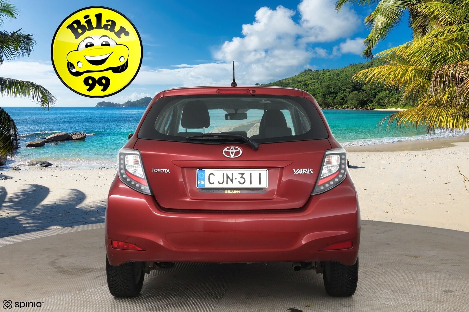 Toyota Yaris 2014 1,33 Dual VVT-i Active 5ov 1. Om Suomi-Auto! / Lohkolämmitin / P. Kamera / Nav / 2x Hyvät renkaat & huoltokirja! - 1. om Suomi-auto täydellisellä huoltokirjalla!