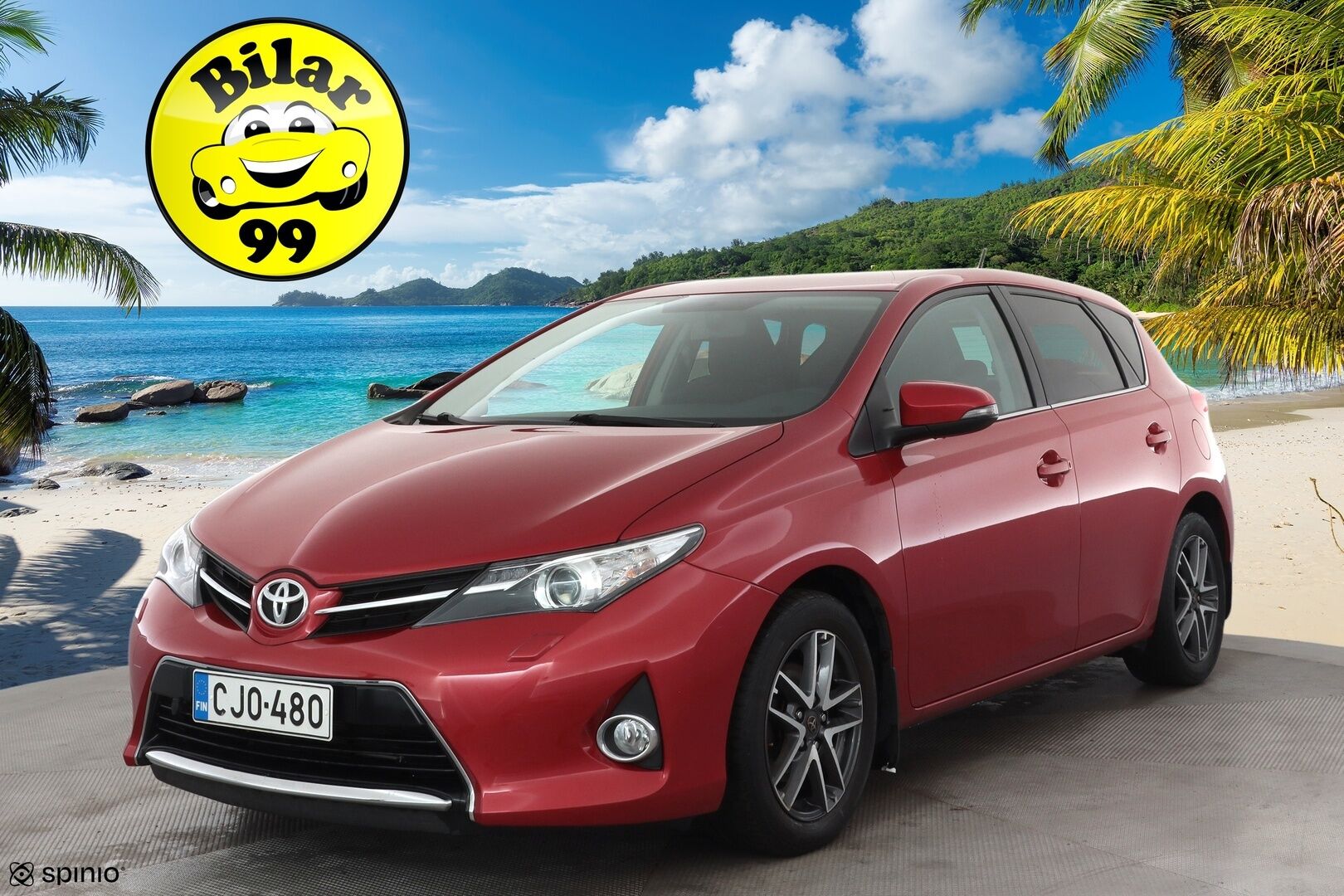 Toyota Auris 2015 1,6 Valvematic Active Edition 5ov * 1 Om Suomi Auto / Vakkari / P.kamera / Lohko+Sisä / Navi / Auto.ilmastointi * - Suomi-auto / Kahdet renkaat aluvanteilla - HULLUT AVAJAISHULINAT KORKOTARJOUS 3,29 %