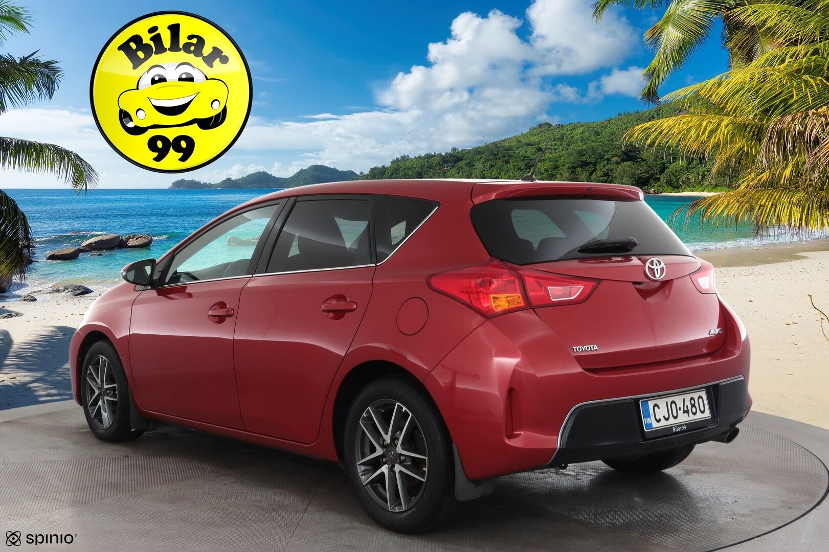 Toyota Auris 2015 1,6 Valvematic Active Edition 5ov * Vakkari / P.kamera / Lohko+Sisä / Navi / Auto.ilmastointi * - Suomi-auto / Kahdet renkaat aluvanteilla 