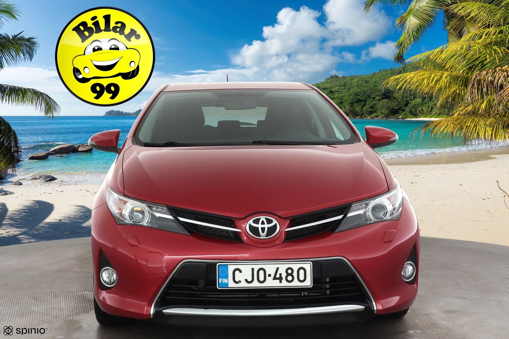 Toyota Auris 2015 1,6 Valvematic Active Edition 5ov * Vakkari / P.kamera / Lohko+Sisä / Navi / Auto.ilmastointi * - Suomi-auto / Kahdet renkaat aluvanteilla 