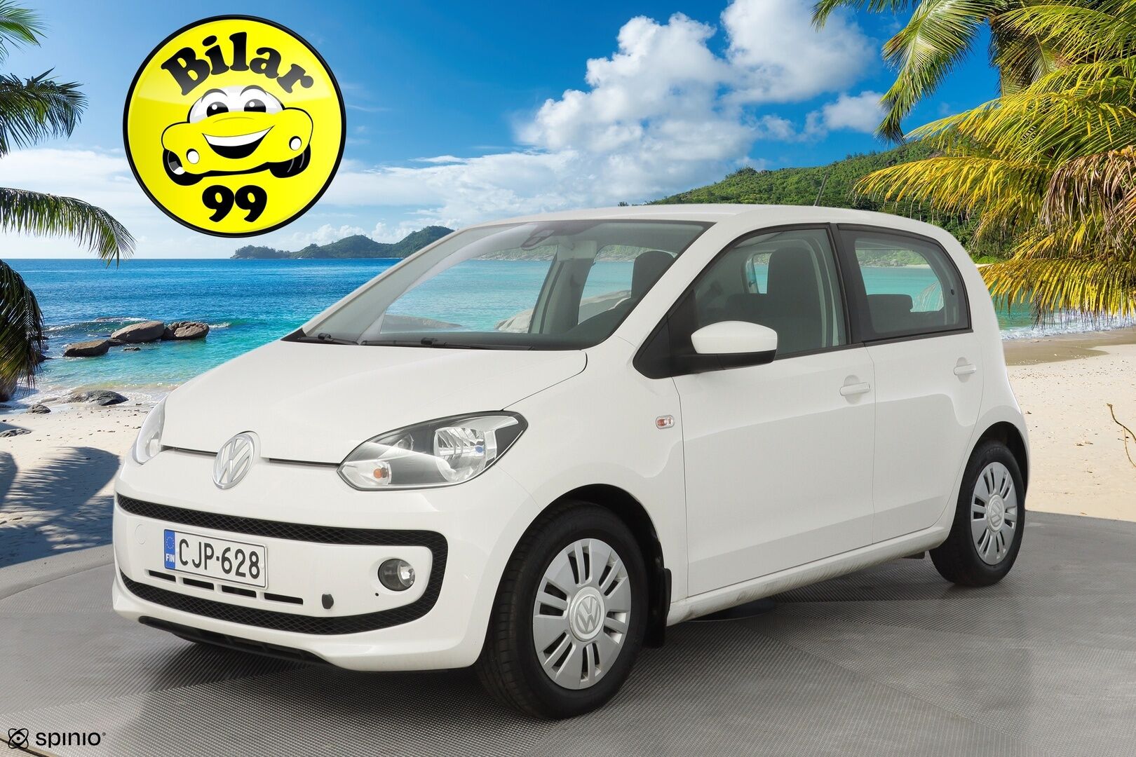 Volkswagen up! 2014 move up! 1,0 44 kW (60 hv) BlueMotion Technology 4-ovinen * Lohko / Ilmastointi / Penkinlämmittimet * - Suomi-auto / Kahdet hyvät renkaat / Viimeisin huolto 152tkm / Jakohihna vaihdettu