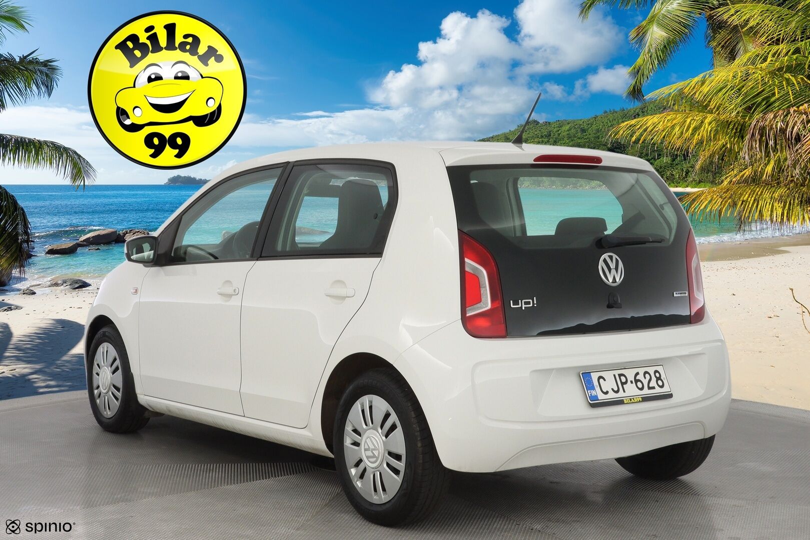 Volkswagen up! 2014 move up! 1,0 44 kW (60 hv) BlueMotion Technology 4-ovinen * Lohko / Ilmastointi / Penkinlämmittimet * - Suomi-auto / Kahdet hyvät renkaat / Viimeisin huolto 152tkm / Jakohihna vaihdettu