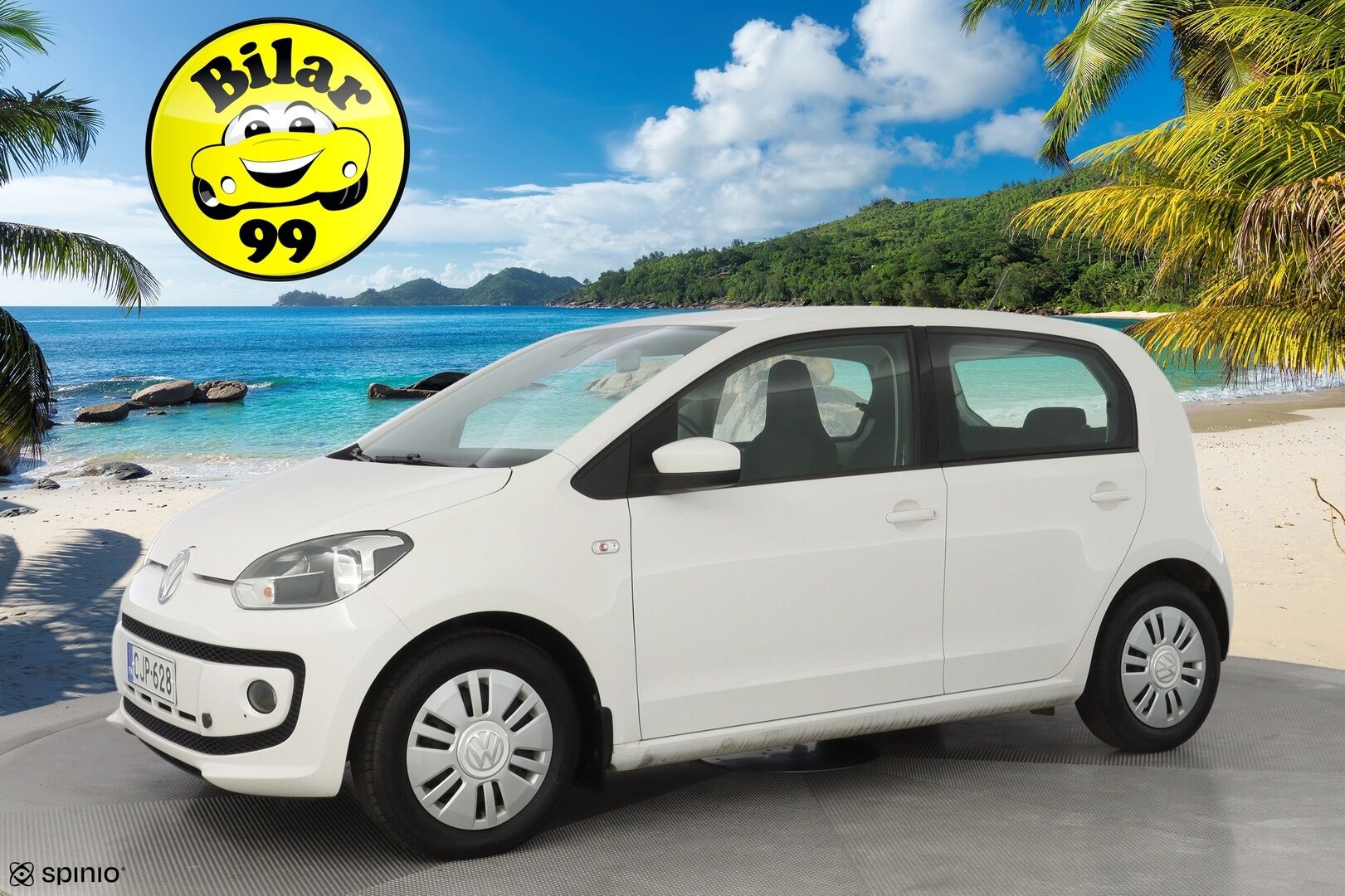 Volkswagen up! 2014 move up! 1,0 44 kW (60 hv) BlueMotion Technology 4-ovinen * Lohko / Ilmastointi / Penkinlämmittimet * - Suomi-auto / Kahdet hyvät renkaat / Viimeisin huolto 152tkm / Jakohihna vaihdettu