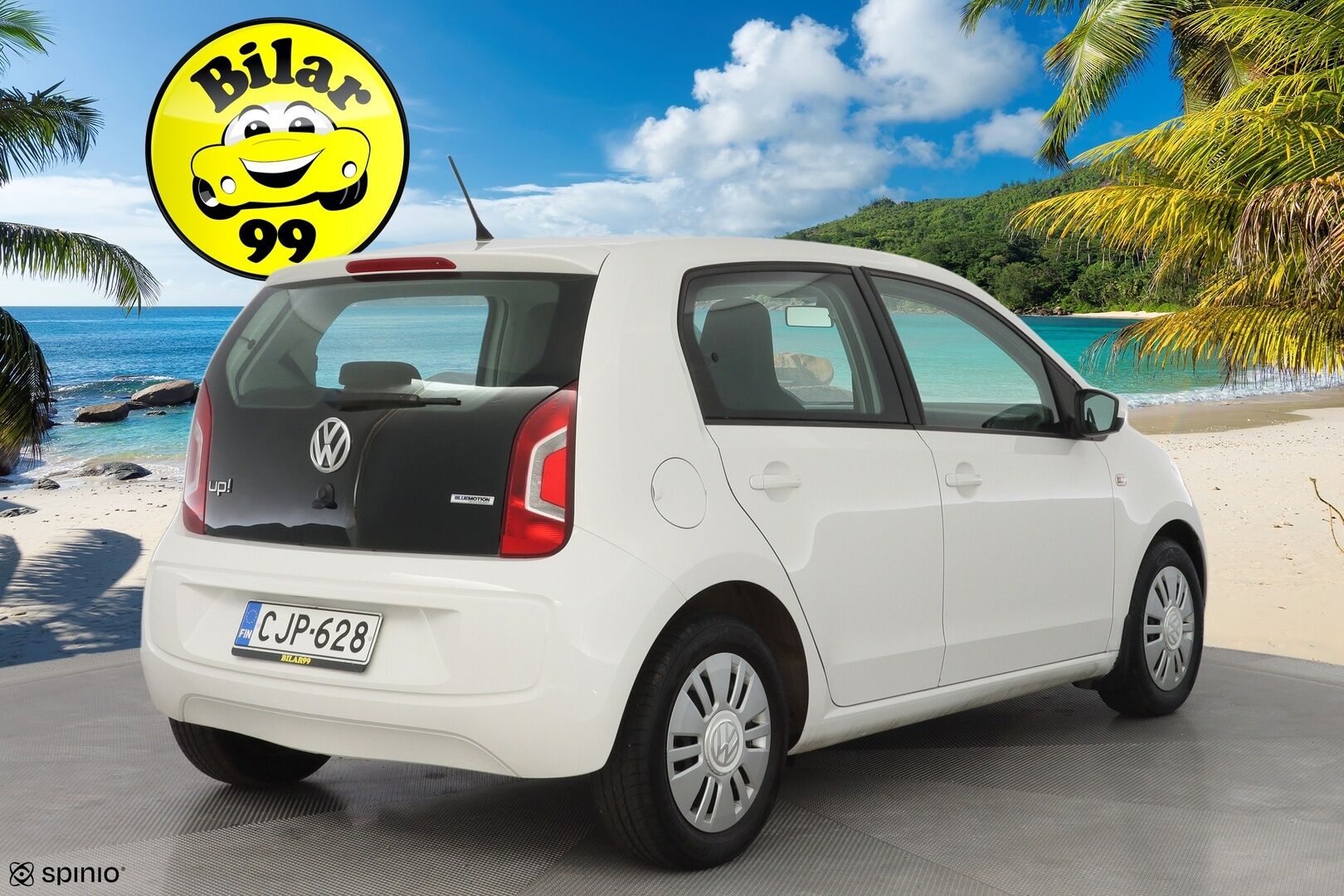Volkswagen up! 2014 move up! 1,0 44 kW (60 hv) BlueMotion Technology 4-ovinen * Lohko / Ilmastointi / Penkinlämmittimet * - Suomi-auto / Kahdet hyvät renkaat / Viimeisin huolto 152tkm / Jakohihna vaihdettu