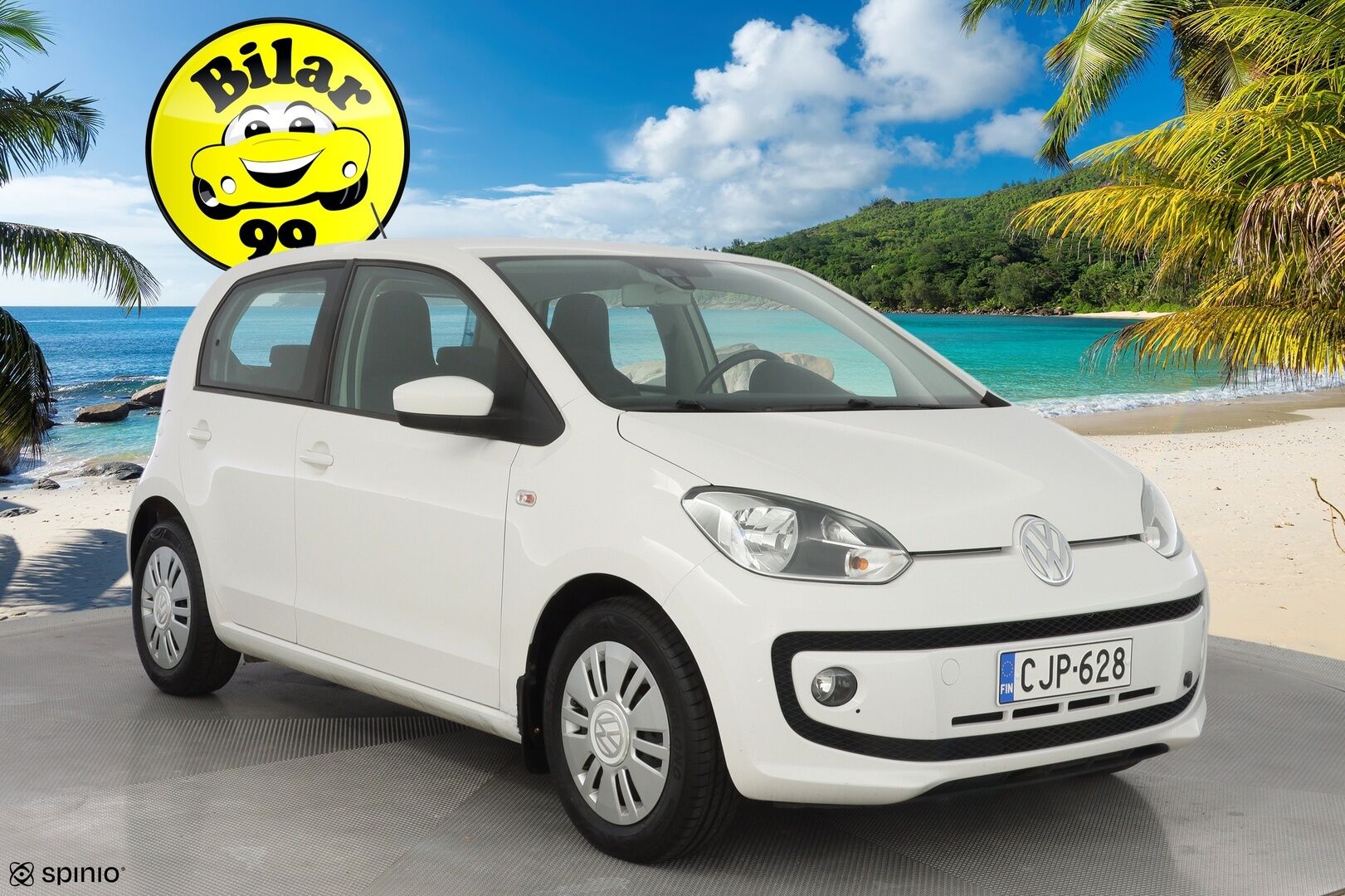 Volkswagen up! 2014 move up! 1,0 44 kW (60 hv) BlueMotion Technology 4-ovinen * Lohko / Ilmastointi / Penkinlämmittimet * - Suomi-auto / Kahdet hyvät renkaat / Viimeisin huolto 152tkm / Jakohihna vaihdettu