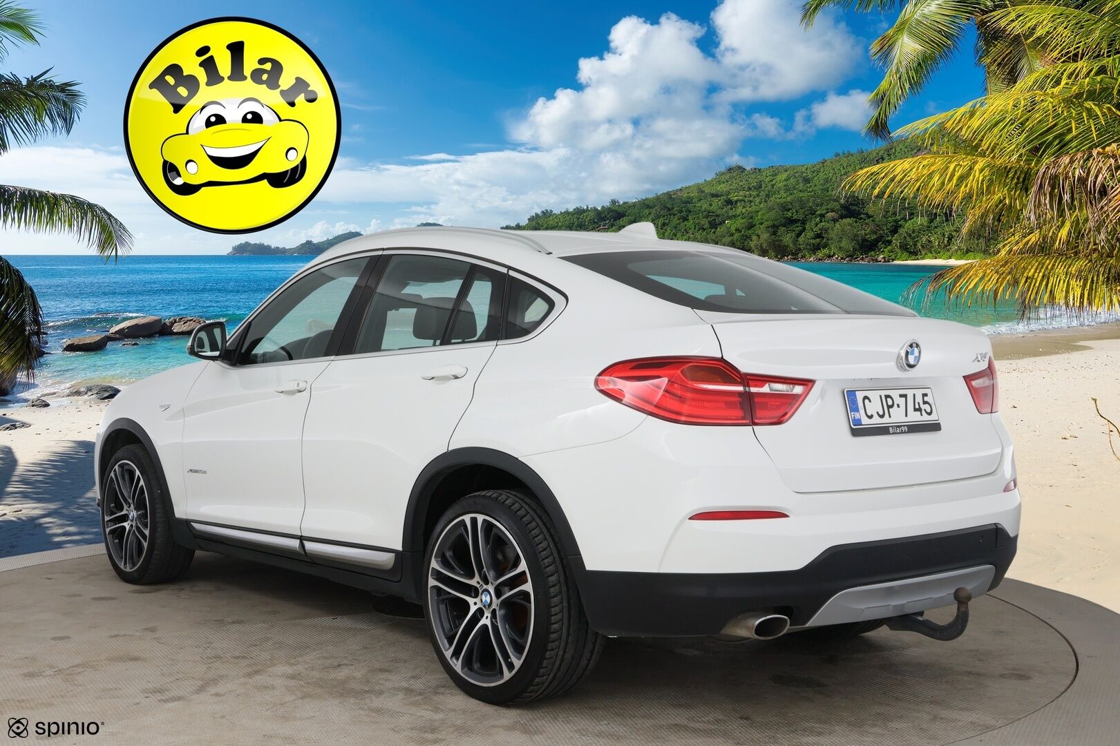 BMW X4 2015 F26 xDrive20d A Business - HiFi | Adapt.Xenon | Koukku | Sportti penkit | Nahkasisusta | M-Sport ratti | Lohkolämmitin 
