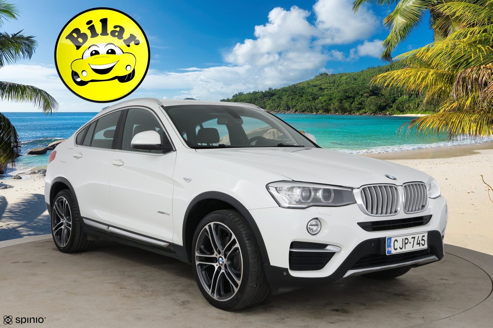 BMW X4 2015 F26 xDrive20d A Business - HiFi | Adapt.Xenon | Koukku | Sportti penkit | Nahkasisusta | M-Sport ratti | Lohkolämmitin 