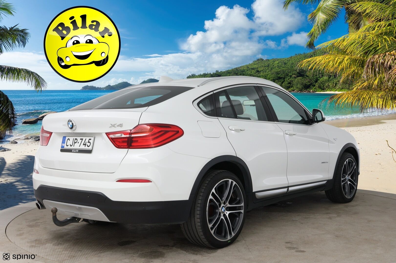 BMW X4 2015 F26 xDrive20d A Business - HiFi | Adapt.Xenon | Koukku | Sportti penkit | Nahkasisusta | M-Sport ratti | Lohkolämmitin 