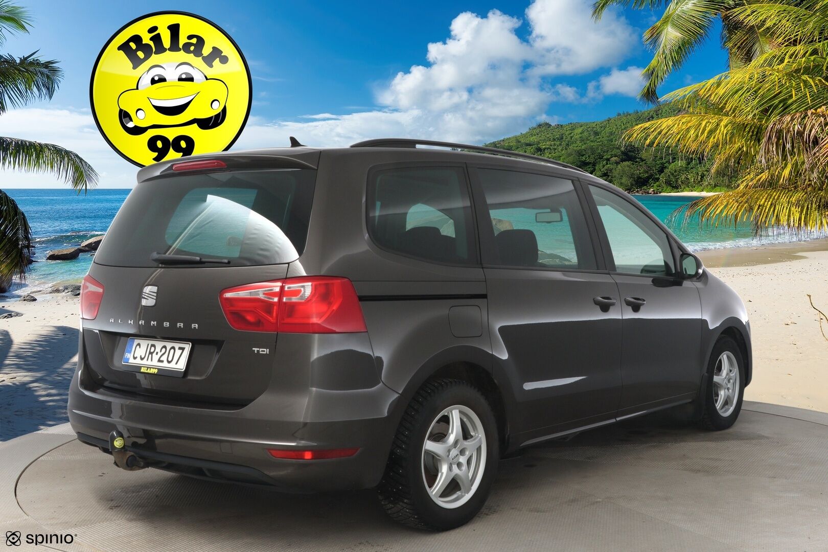 Seat Alhambra 2015 2,0 TDI 140 Style Business DSG 7H ** 7-Paikkainen / Panorama / Sähköiset liukuovet / Koukku** - Kahdet renkaat / Juuri katsastettu / Vakkari / Tutkat