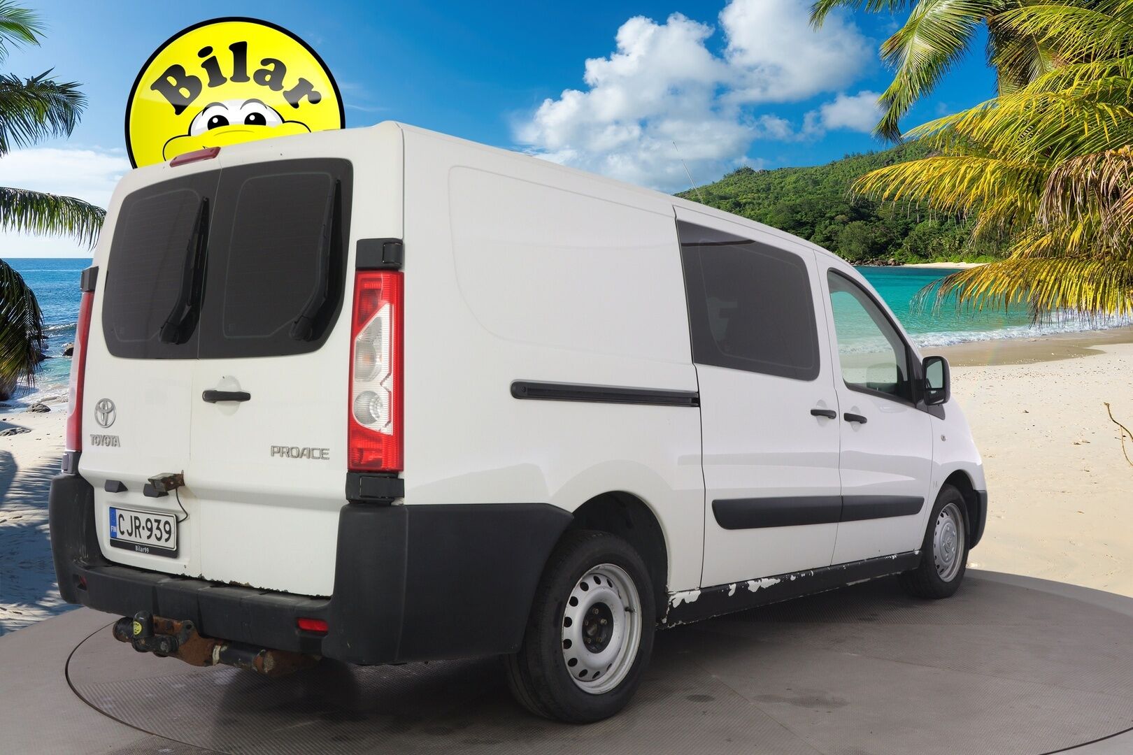 Toyota Proace 2016 L2H1 2,0 D 128 Active - YritysOutlet - Myydään vain yrityksille - *Suomi-auto | Merkkihuollettu | Vetokoukku | Lohkolämmitin sisäpistokkeella | Webasto | Peruutuskamera | Pariovet takana*