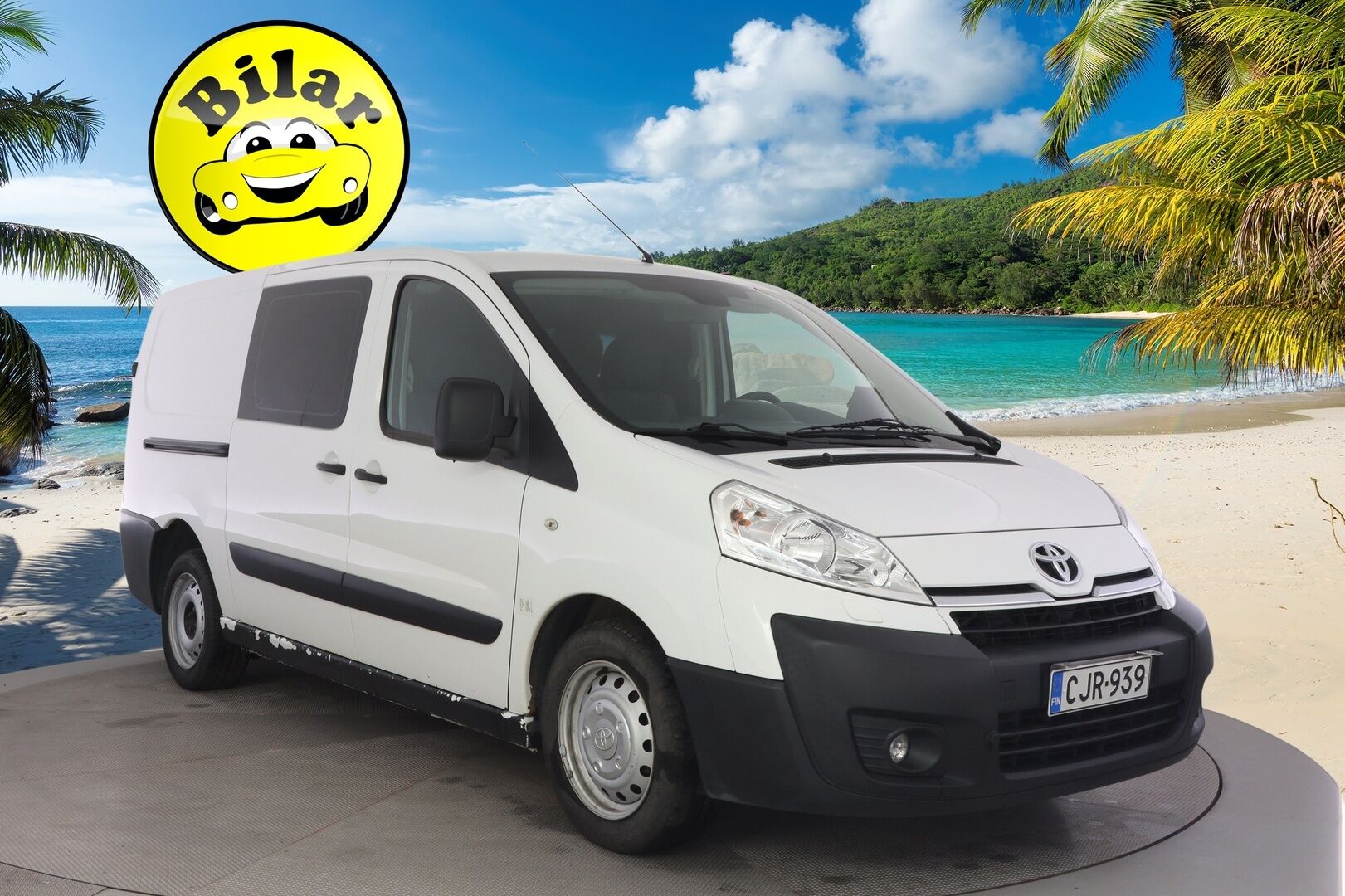 Toyota Proace 2016 L2H1 2,0 D 128 Active - YritysOutlet - Myydään vain yrityksille - *Suomi-auto | Merkkihuollettu | Vetokoukku | Lohkolämmitin sisäpistokkeella | Webasto | Peruutuskamera | Pariovet takana*
