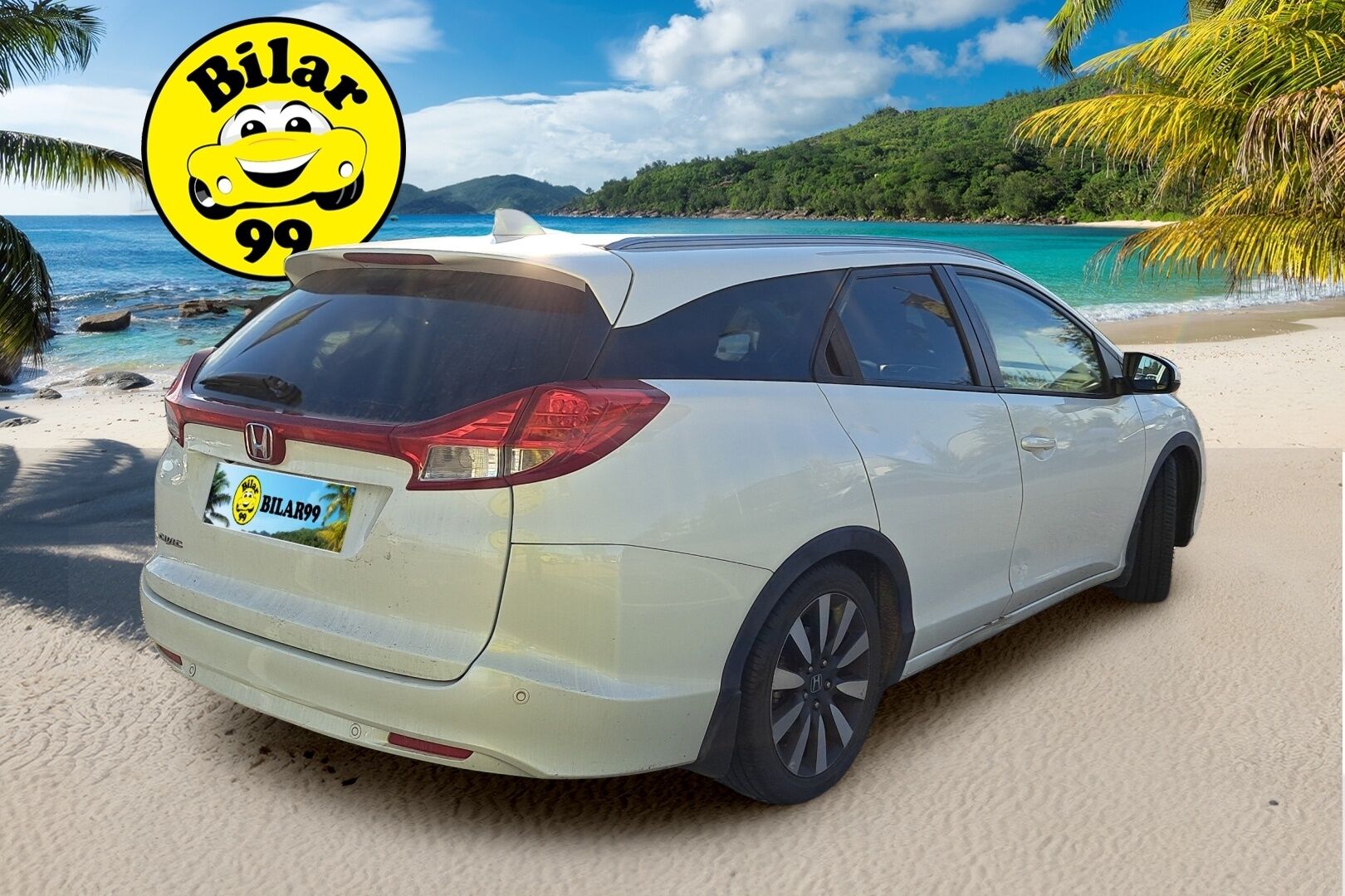 Honda Civic 2015 Tourer Diesel 1,6i Lifestyle * Peruutuskamera / Lohko & Sisäpistoke / High Power Audio / Xenon / Vakkari / Upea Yksilö! - 1Om Suomiauto / Hiljattain huollettu / Juuri Saapunut Tampereelle! 