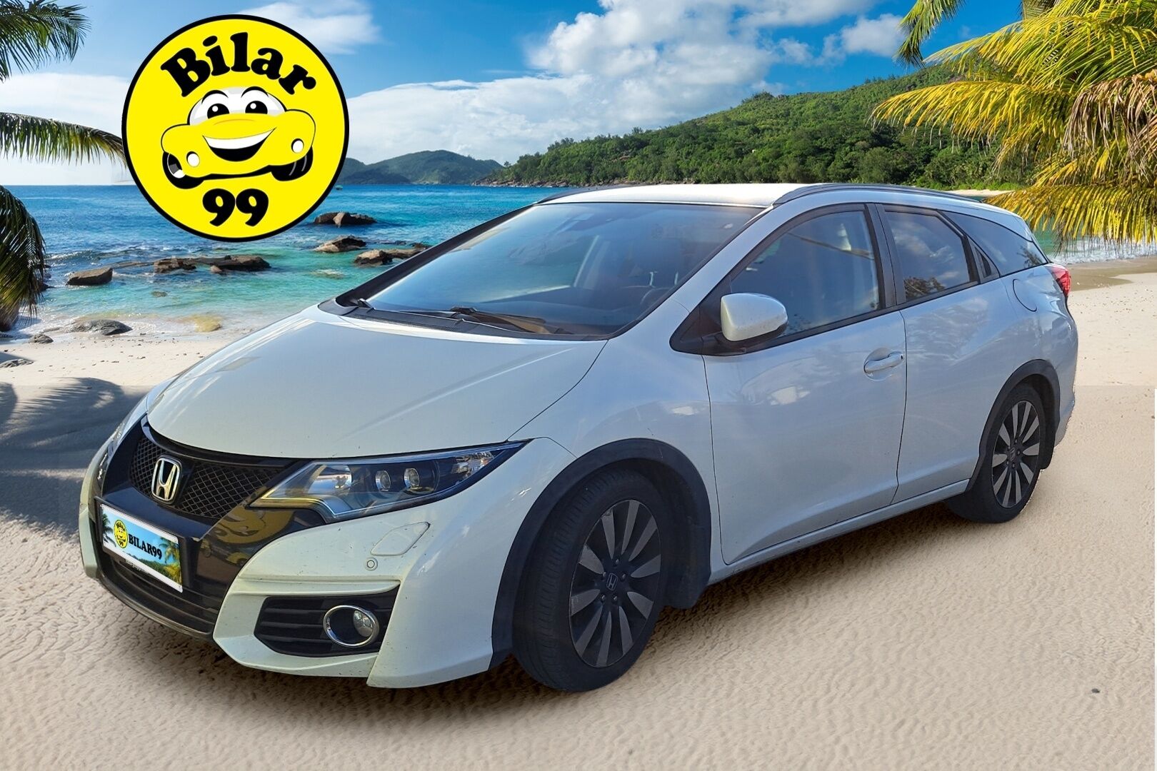 Honda Civic 2015 Tourer Diesel 1,6i Lifestyle * Peruutuskamera / Lohko & Sisäpistoke / High Power Audio / Xenon / Vakkari / Upea Yksilö! - 1Om Suomiauto / Hiljattain huollettu / Juuri Saapunut Tampereelle! 
