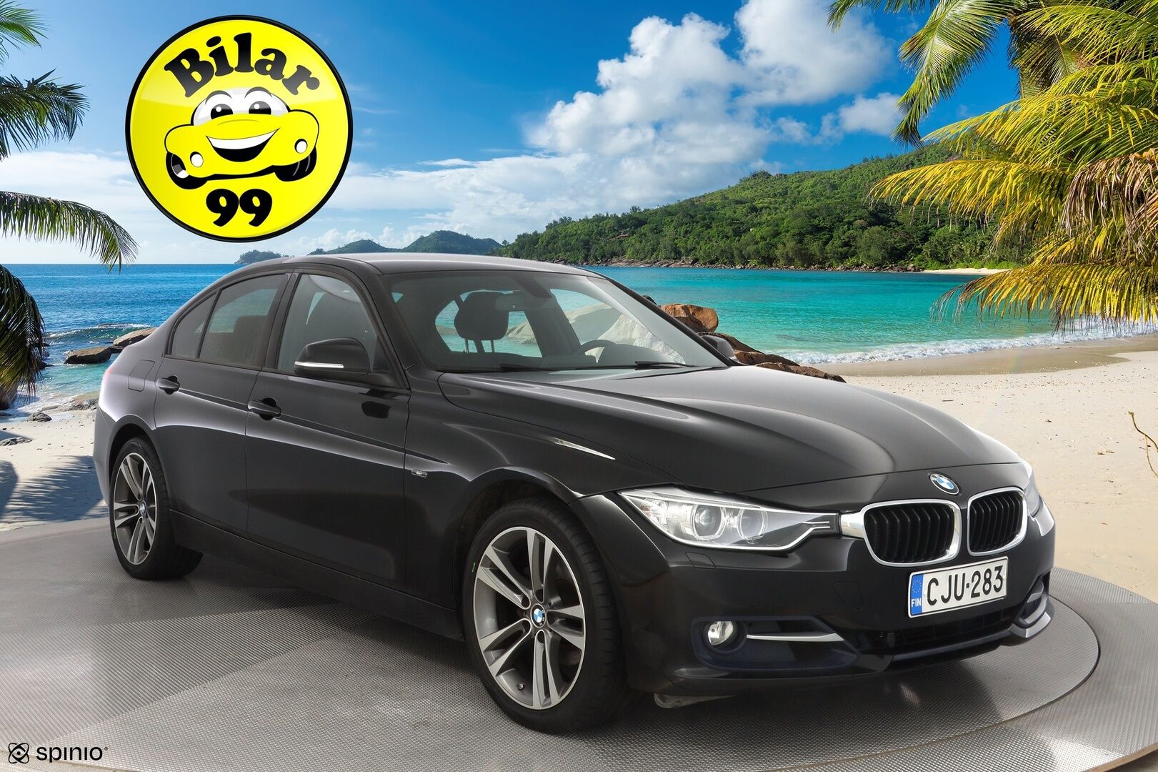 BMW 320 2015 F30 Sedan 320i TwinPower Turbo A xSport Edition * Vakkari / Lohko / Tutkat / Sporttipenkit / Bluetooth * - Suomi-auto / Kahdet OEM vanteet / Viimeisin huolto 7 / 25 / Neliveto