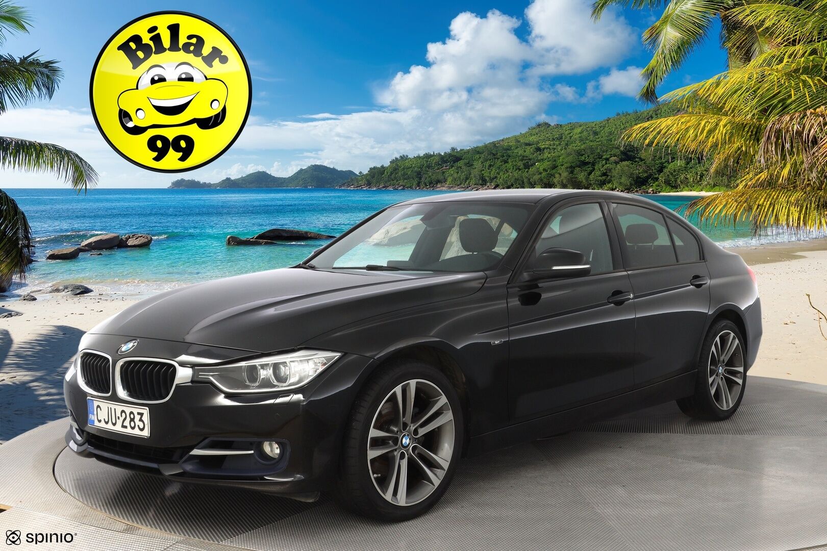 BMW 320 2015 F30 Sedan 320i TwinPower Turbo A xSport Edition * Vakkari / Lohko / Tutkat / Sporttipenkit / Bluetooth * - Suomi-auto / Kahdet OEM vanteet / Viimeisin huolto 7 / 25 / Neliveto