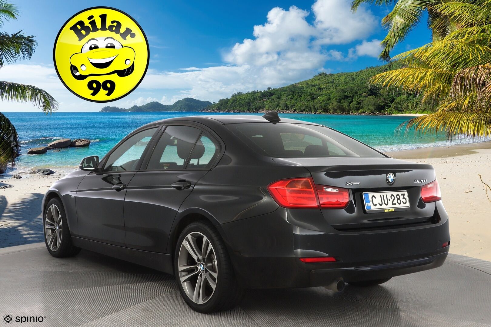 BMW 320 2015 F30 Sedan 320i TwinPower Turbo A xSport Edition * Vakkari / Lohko / Tutkat / Sporttipenkit / Bluetooth * - Suomi-auto / Kahdet OEM vanteet / Viimeisin huolto 7 / 25 / Neliveto