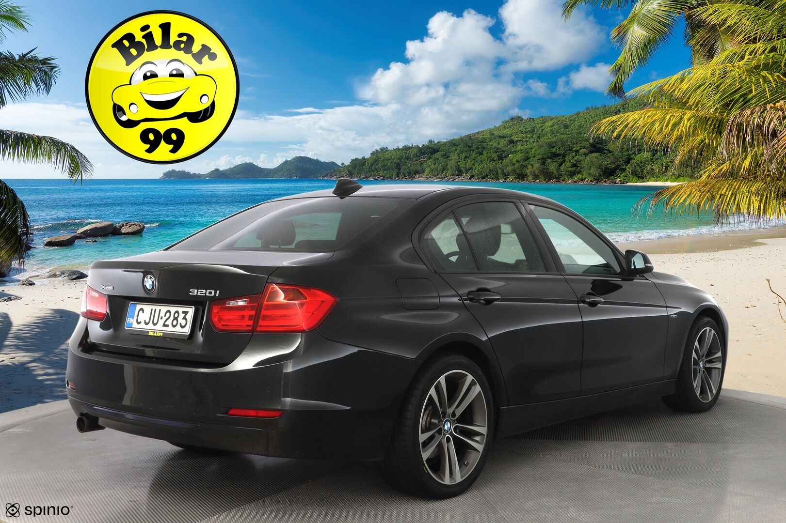 BMW 320 2015 F30 Sedan 320i TwinPower Turbo A xSport Edition * Vakkari / Lohko / Tutkat / Sporttipenkit / Bluetooth * - Suomi-auto / Kahdet OEM vanteet / Viimeisin huolto 7 / 25 / Neliveto