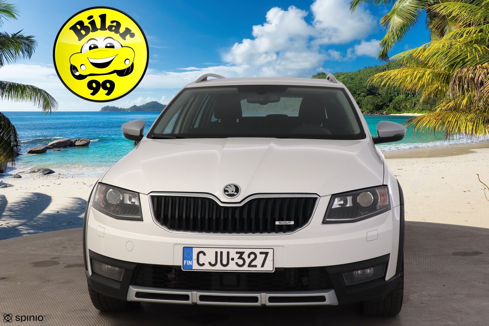 Skoda Octavia 2015 Combi 2,0 TDI 184 4x4 Scout * Webasto / ACC / Kaukovaloautomatiikka / KeylessGo / S. Takaluukku * - Suomi-Auto / Särmä huoltokirja