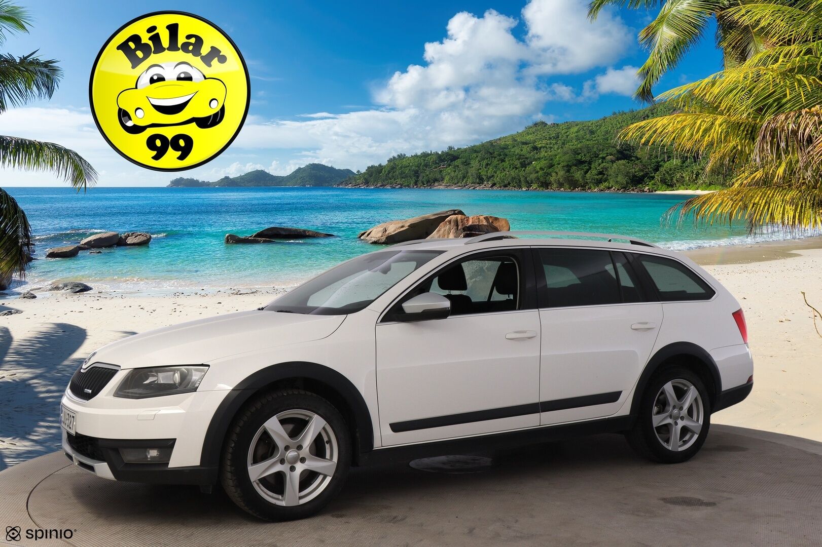 Skoda Octavia 2015 Combi 2,0 TDI 184 4x4 Scout * Webasto / ACC / Kaukovaloautomatiikka / KeylessGo / S. Takaluukku * - Suomi-Auto / Särmä huoltokirja