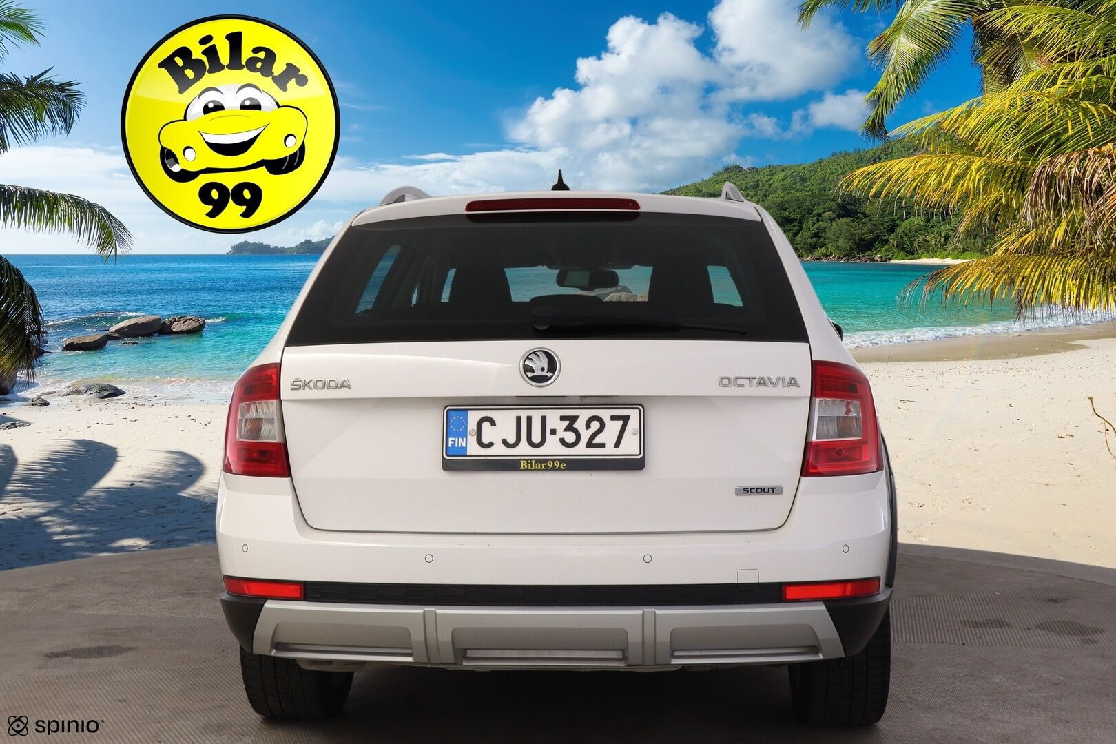 Skoda Octavia 2015 Combi 2,0 TDI 184 4x4 Scout * Webasto / ACC / Kaukovaloautomatiikka / KeylessGo / S. Takaluukku * - Suomi-Auto / Särmä huoltokirja