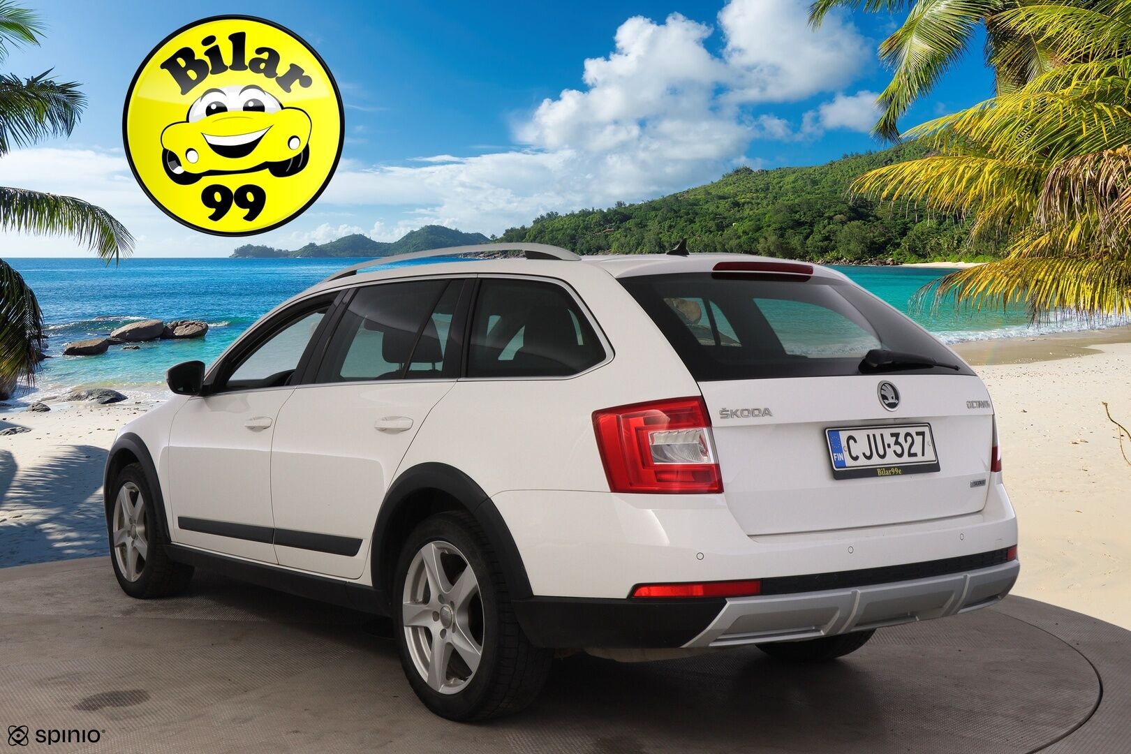 Skoda Octavia 2015 Combi 2,0 TDI 184 4x4 Scout * Webasto / ACC / Kaukovaloautomatiikka / KeylessGo / S. Takaluukku * - Suomi-Auto / Särmä huoltokirja