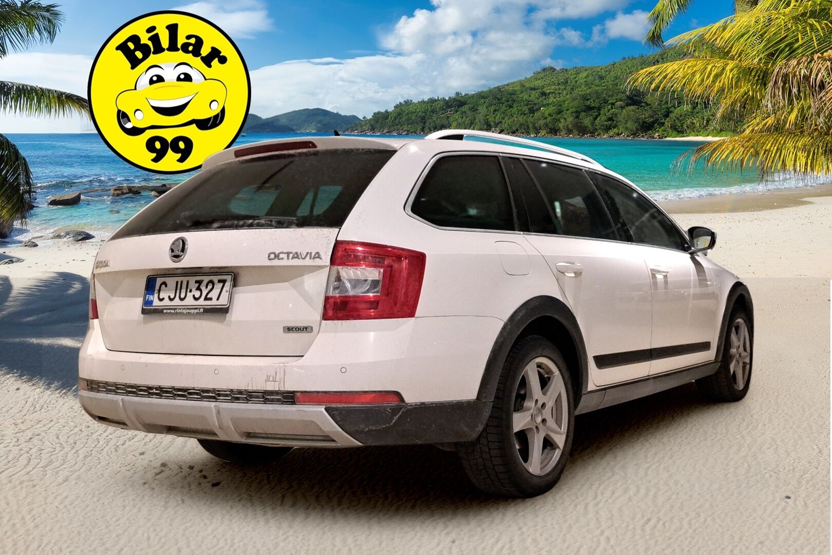 Skoda Octavia 2015 Combi 2,0 TDI 184 4x4 Scout * Webasto / ACC / Kaukovaloautomatiikka / KeylessGo / S. Takaluukku * - Suomi-Auto / Hullun hyvä huoltohistoria!