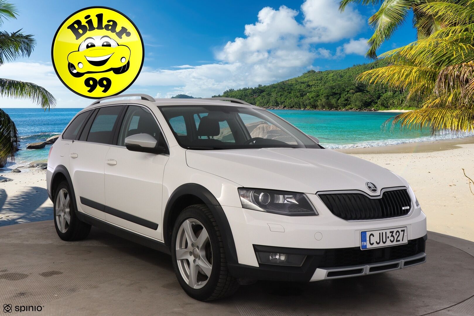 Skoda Octavia 2015 Combi 2,0 TDI 184 4x4 Scout * Webasto / ACC / Kaukovaloautomatiikka / KeylessGo / S. Takaluukku * - Suomi-Auto / Särmä huoltokirja