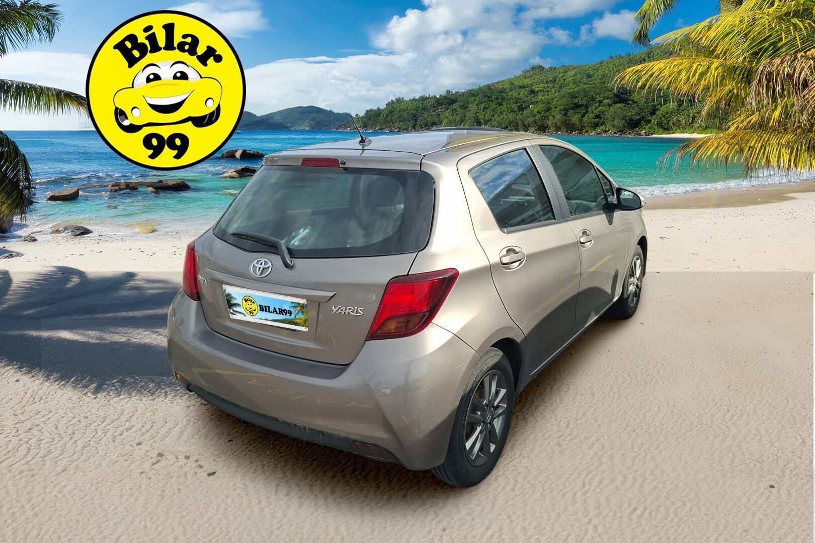Toyota Yaris 2015 1,33 Dual VVT-i Active 5ov - | 2x renkaat | Navi | Suomi-auto |